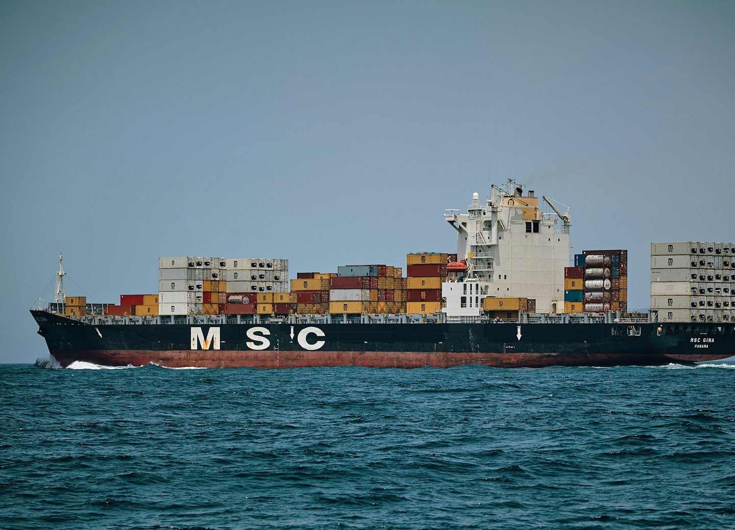 Container consolidation at an Asian port